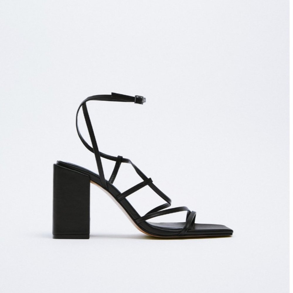 Zara Block Heel Sandals